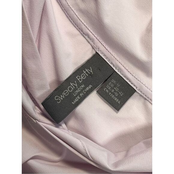 Sweaty Betty Revive Zip Through Hoody Cropped Light Lavender SB8321 Size Medium - Picture 2 of 11